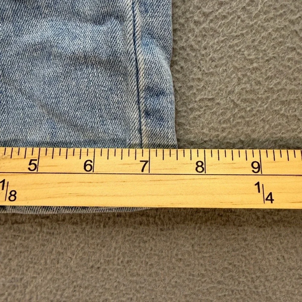 Hollister Epic Flex Straight Jeans Men 30x32 (FIT 32x30) Light Wash Blue Denim